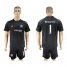 Chelsea #1 Begovic Black Goalkeeper Soccer Club Jersey