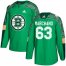 Adidas Boston Bruins #63 Brad Marchand adidas Green St. Patricks Day Authentic Practice Stitched NHL Jersey