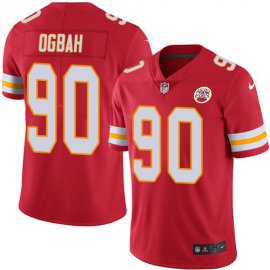 Nike Kansas City Chiefs #90 Emmanuel Ogbah Red Team Color Mens Stitched NFL Vapor Untouchable Limited Jersey