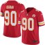 Nike Kansas City Chiefs #90 Emmanuel Ogbah Red Team Color Mens Stitched NFL Vapor Untouchable Limited Jersey