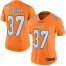 Nike Miami Dolphins #37 Myles Gaskin Orange Womens Stitched NFL Limited Rush Jersey