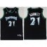 Minnesota Timberwolves 21 Kevin Garnett Black Swingman NBA Jerseys Cheap