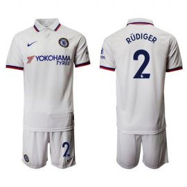 Chelsea #2 Rudiger Away Soccer Club Jersey