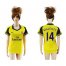 Womens Arsenal #14 Walcott Away Soccer Club Jersey