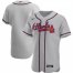 Atlanta Braves Mens Nike Gray Road 2020 Authentic Official MLB Team Jersey