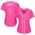 Pittsburgh Pirates #6 Starling Marte Pink Fashion Womens Stitched MLB Jersey