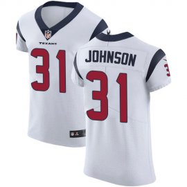 Nike Houston Texans #31 David Johnson White Mens Stitched NFL New Elite Jersey