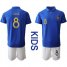 France #8 Lemar 100th Anniversary Edition Kid Soccer Country Jersey