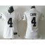 Nike Las Vegas Raiders #4 Derek Carr White Womens Stitched NFL Elite Jersey