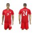 Poland #24 Salamon Away Soccer Country Jersey