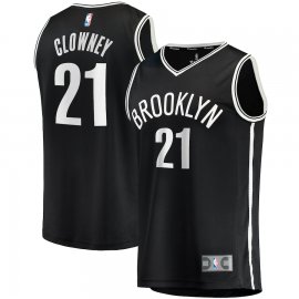 Noah Clowney Brooklyn Nets Fanatics Branded 2023 NBA Draft First Round Pick Fast Break Replica Jersey – Icon Edition – Black