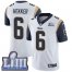Nike Los Angeles Rams #6 Johnny Hekker White Super Bowl LIII Bound Youth Stitched NFL Vapor Untouchable Limited Jersey