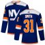 Adidas New York Islanders #31 Billy Smith Blue Authentic Alternate Stitched NHL Jersey