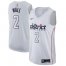 Nike Washington Wizards #2 John Wall White NBA Swingman City Edition Jersey