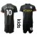 Manchester City #10 Kun Aguero Away Kid Soccer Club Jersey