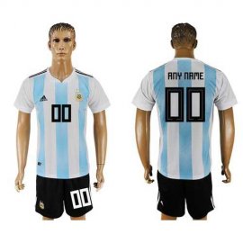 Argentina Personalized Home Soccer Country Jersey