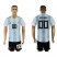 Argentina Personalized Home Soccer Country Jersey