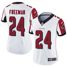 Nike Atlanta Falcons #24 Devonta Freeman White Womens Stitched NFL Vapor Untouchable Limited Jersey