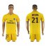 Paris Saint-Germain #21 Ben Arfa Away Soccer Club Jersey