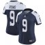 Nike Dallas Cowboys #9 Tony Romo Navy Blue Thanksgiving Womens Stitched NFL Vapor Untouchable Limited Throwback Jersey