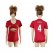 Womens Manchester United #4 Jones Red Home Soccer Club Jersey