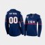 U.S. Mens Hockey Custom Nike Womens Beijing 2022 Winter Olympics Away Jersey – Navy