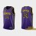 Los Angeles Los Angeles Lakers #14 Stanley Johnso Purple Mens Nike NBA 2022-23 Statement Edition Jersey Mens