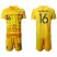 France #16 Mandanda Yellow Goalkeeper Soccer Country Jersey