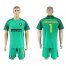 Inter Milan #1 Handanovic Green Goalkeeper Soccer Club Jersey