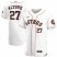 Houston Astros #27 Jose Altuve Mens Nike White Home 2020 Authentic Player MLB Jersey