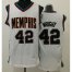 Memphis Grizzlies #42 Lorenzen Wright White Throwback Stitched NBA Jersey