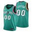 Nike Spurs Custom Mens 2022-23 City Edition NBA Jersey – Cherry Blossom Teal