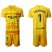 Barcelona #1 Ter Stegen Yellow Goalkeeper Soccer Club Jersey