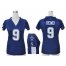 Nike Dallas Cowboys #9 Tony Romo Navy Blue Team Color Draft Him Name & Number Top Womens Stitched NFL Elite Jersey
