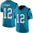 Nike Carolina Panthers #12 DJ Moore Blue Mens Stitched NFL Limited Rush Jersey