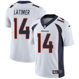 Nike Denver Broncos #14 Cody Latimer White Mens Stitched NFL Vapor Untouchable Limited Jersey