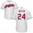 Cleveland Indians #24 Andrew Miller White Home Stitched Youth MLB Jersey