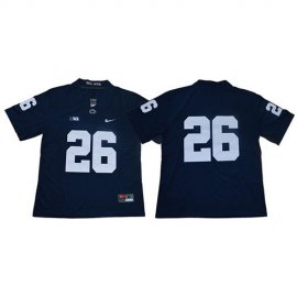 Nittany Lions #26 Saquon Barkley Navy Blue Limited Stitched NCAA Jersey