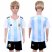 Argentina Blank Home Kid Soccer Country Jersey