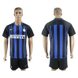 Inter Milan Blank Home Soccer Club Jersey