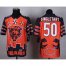 Nike Chicago Bears #50 Mike Singletary Orange Mens Stitched NFL Elite Noble Fashion Jersey