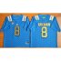 UCLA Bruins #8 Troy Aikman Blue PAC-12 Patch Stitched NCAA Jersey