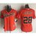 San Francisco Giants #28 Buster Posey Orange Womens Alternate Stitched MLB Jersey
