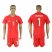 Belgium #1 COURTOIS Red Goalkeeper 2018 FIFA World Cup Soccer Jersey