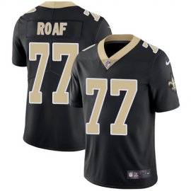 Nike New Orleans Saints #77 Willie Roaf Black Team Color Mens Stitched NFL Vapor Untouchable Limited Jersey