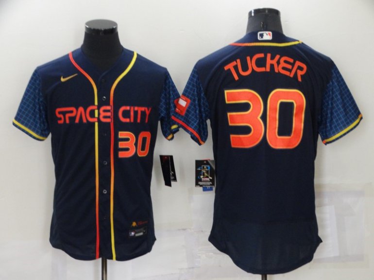Astros 30 Kyle Tucker Navy Nike 2022 City Connect Flexbase Jersey Astros 30 Kyle Tucker Navy Nike 2022 City Connect Flexbase Jersey