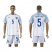 England #5 Smalling Home Soccer Country Jersey