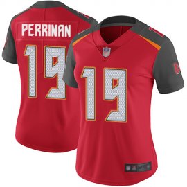 Nike Tampa Bay Buccaneers #19 Breshad Perriman Red Team Color Womens Stitched NFL Vapor Untouchable Limited Jersey
