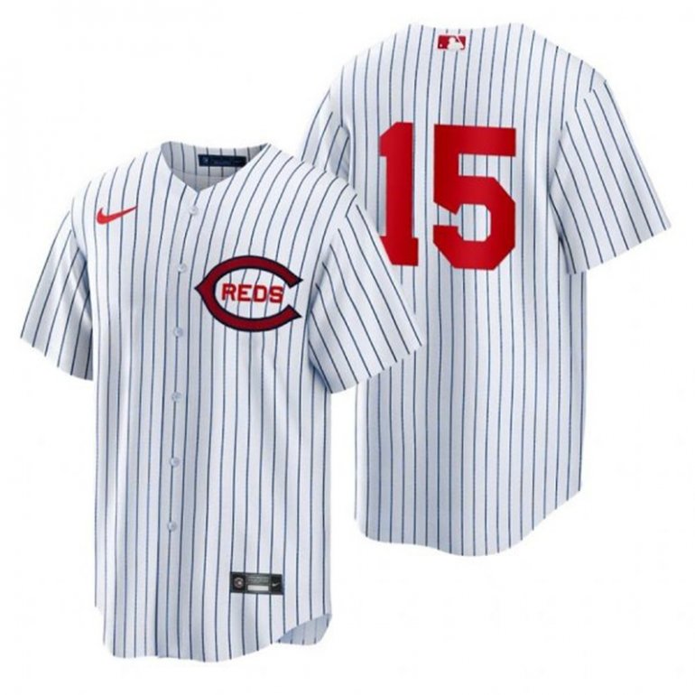Reds 15 Nick Senzel White Nike 2022 Field of Dreams Cool Base Jersey Reds 15 Nick Senzel White Nike 2022 Field of Dreams Cool Base Jersey