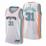 San Antonio San Antonio Spurs #31 Keita Bates-Diop Mens Nike White 2021/22 Swingman NBA Jersey – City Edition Mens
